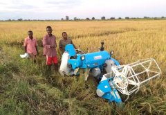 Our rice harvester arrive Africa